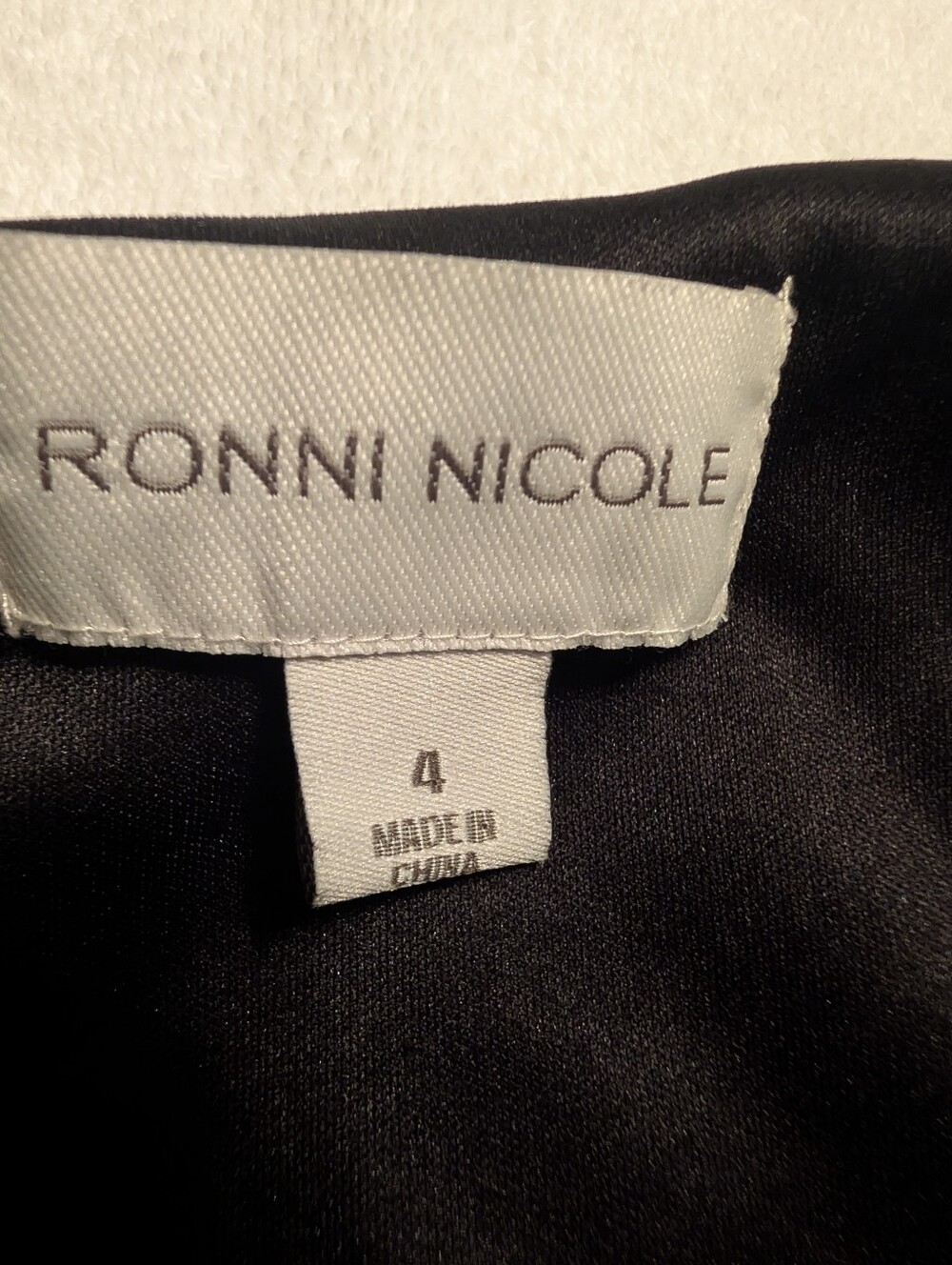 Ronni Nicole Black and White V-Neck Polka Dot Stripe Midi Dress - Picture 2 of 13